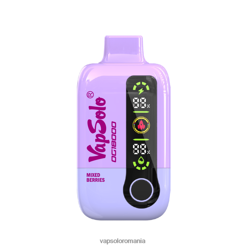 VapSolo Flavours - VapSolo DG18000 vapa de unică folosință Z20RBX51 boabe amestecate