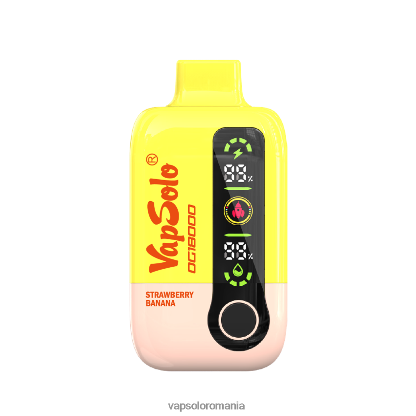 VapSolo Puffs - VapSolo DG18000 vapa de unică folosință Z20RBX56 banană căpșuni
