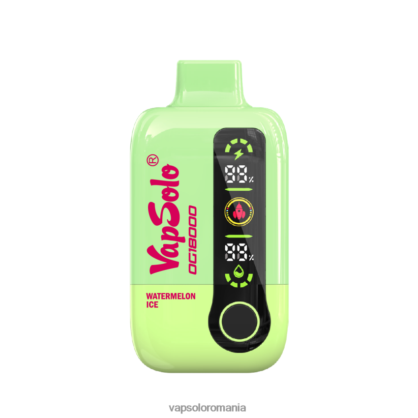 VapSolo Review - VapSolo DG18000 vapa de unică folosință Z20RBX58 gheata de pepene verde