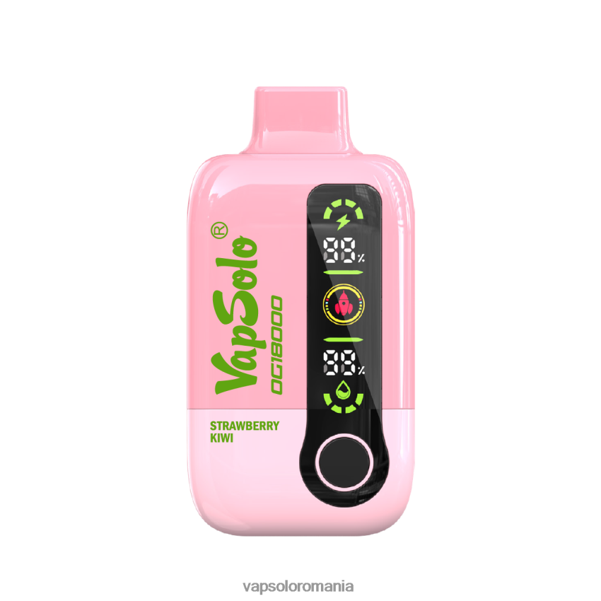 VapSolo Romania - VapSolo DG18000 vapa de unică folosință Z20RBX57 kiwi de căpșuni