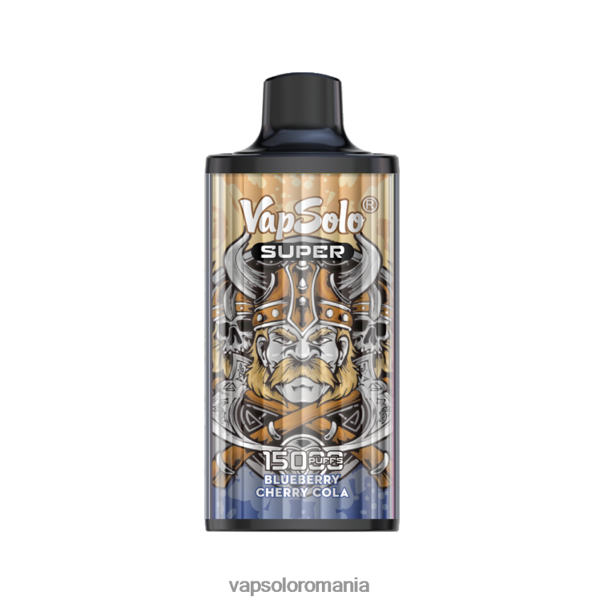 VapSolo Flavours - VapSolo SUPER vapa de unică folosință Z20RBX15 cola cu cireșe de afine