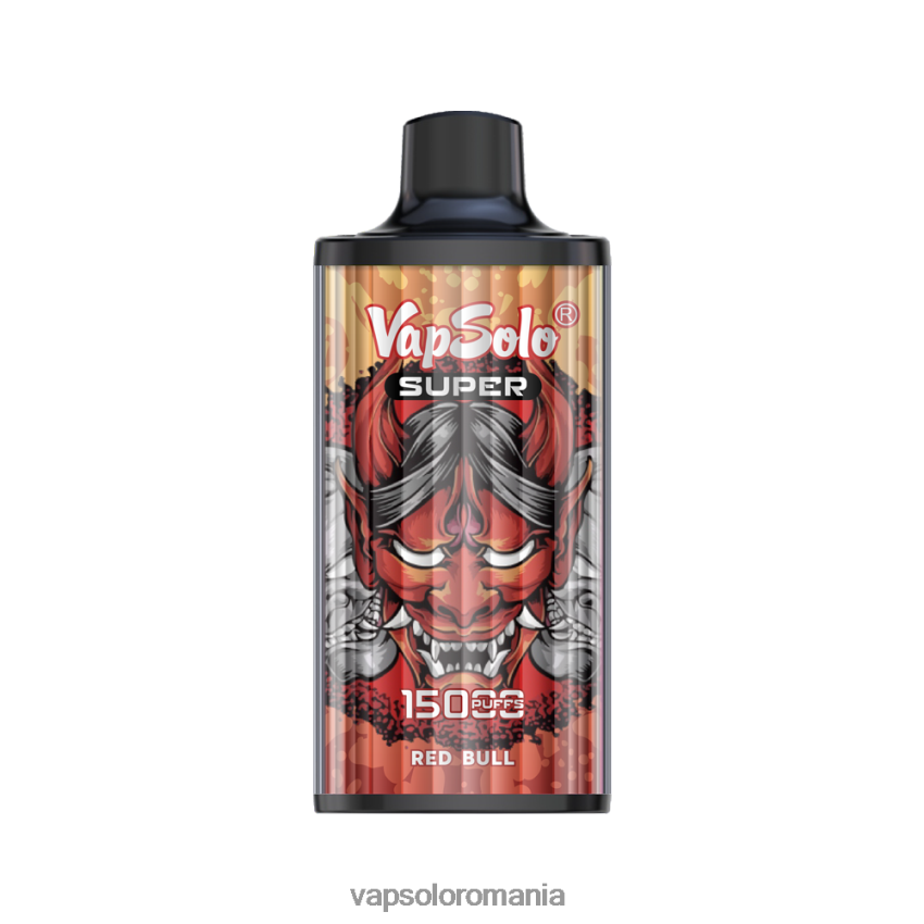 VapSolo Puffs - VapSolo SUPER vapa de unică folosință Z20RBX20 taur roșu