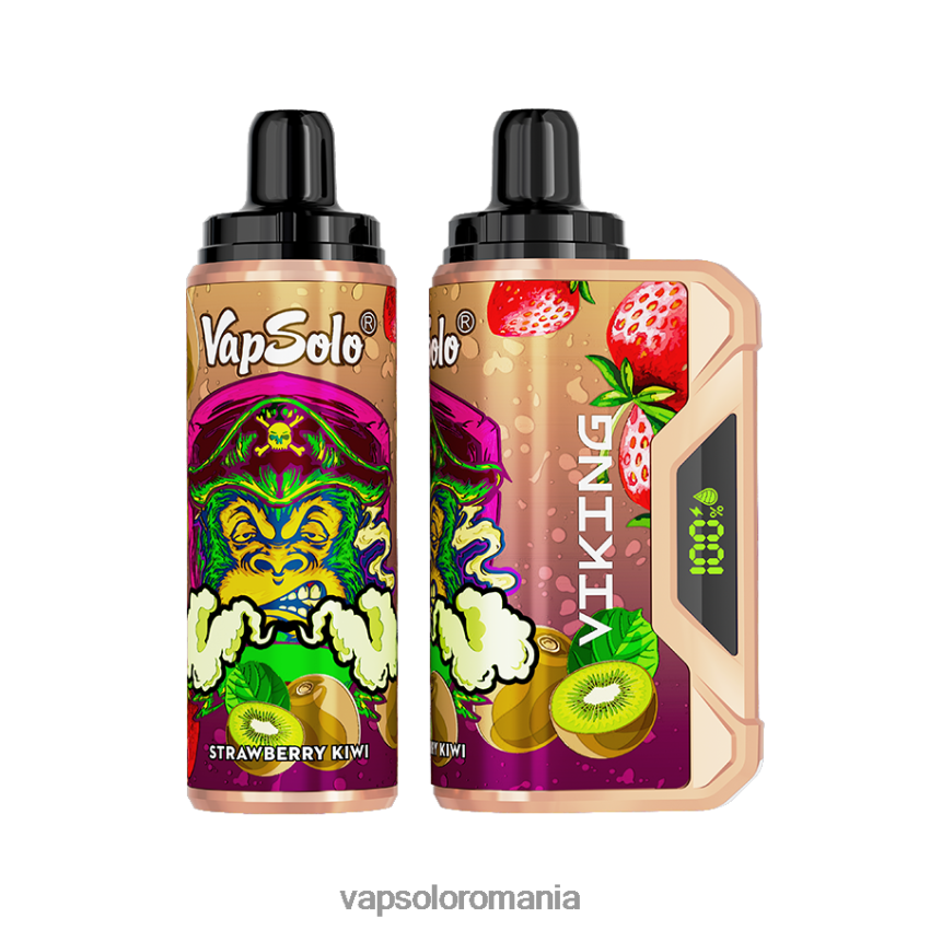 VapSolo Puffs - VapSolo VIKING vapa de unică folosință Z20RBX44 kiwi de căpșuni