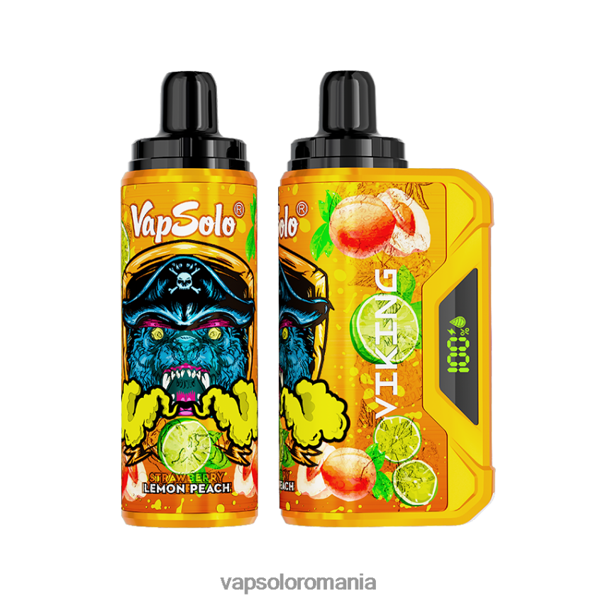 VapSolo Romania - VapSolo VIKING vapa de unică folosință Z20RBX41 lămâie piersică